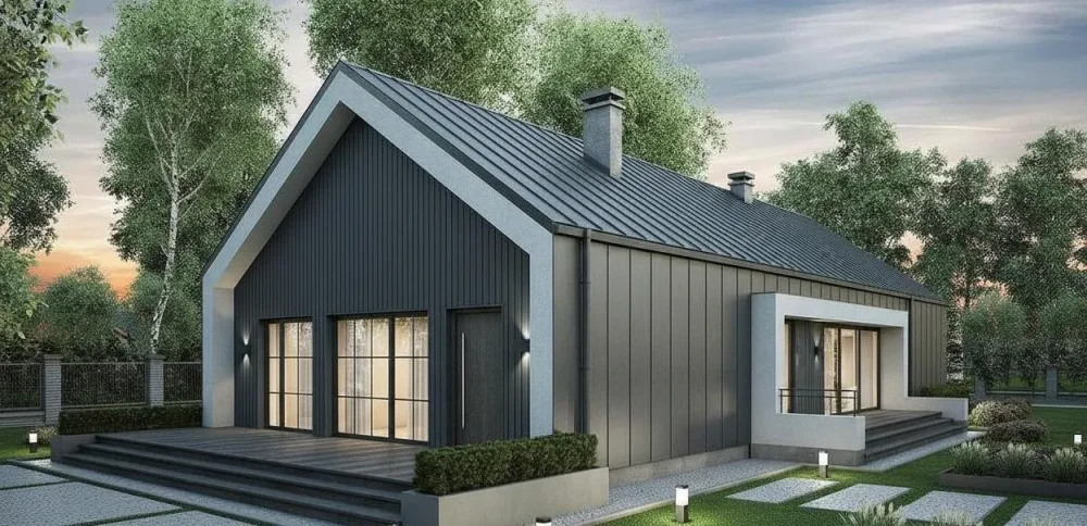 Проект Одноэтажный дом 9 на 22, 137 м2