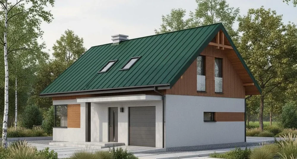 Проект Двухэтажный дом 8 на 12, 132 м2