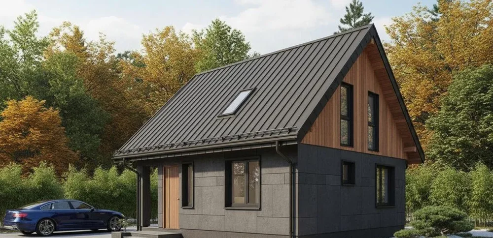 Проект Двухэтажный дом 7 на 9, 84 м2