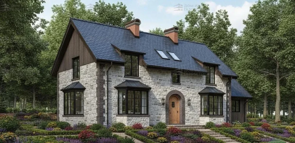 Проект Двухэтажный дом 18 на 10, 173 м2